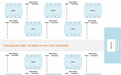 Seating Chart Template