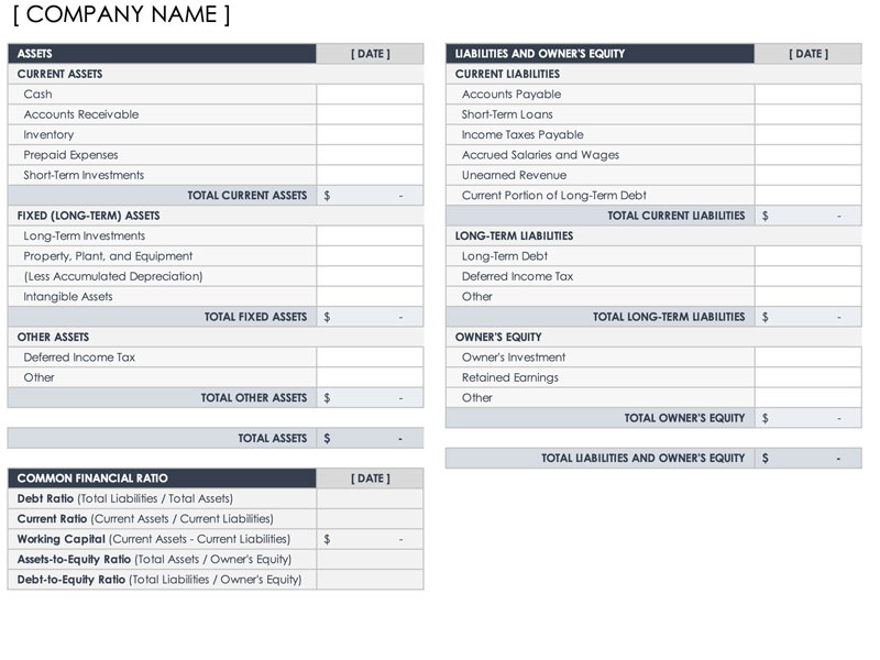 Daily Cash Register Balance Sheet Excel Templates