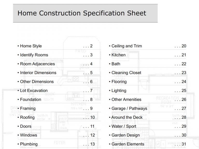 construction-spec-sheet-template-excel