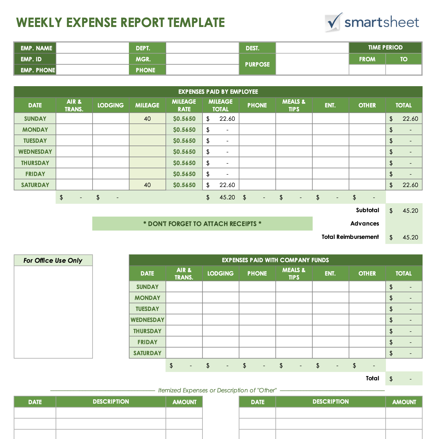 Family Budget Template Excel Free Download